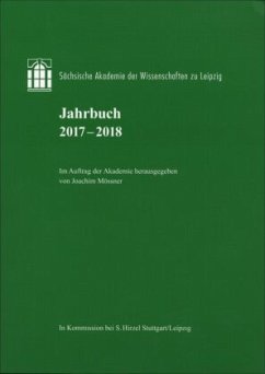 Cover Sächsische Akademie der Wissenschaften zu Leipzig, Jahrbuch 2017-2018, m. CD-ROM