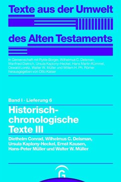 Historisch-chronologische Texte III (eBook, PDF) - Conrad, Diethelm; Delsman, Wilhelmus C.; Kaplony-Heckel, Ursula; Müller, Walter W.