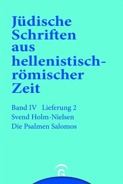 Die Psalmen Salomos (eBook, PDF) - Holm-Nielsen, Svend