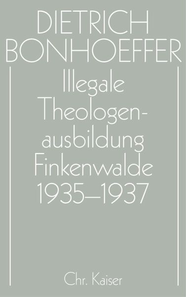 Illegale Theologenausbildung: Finkenwalde 1935-1937 (eBook, PDF)