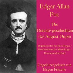 Edgar Allan Poe: Die Detektivgeschichten des Auguste Dupin (MP3-Download) - Poe, Edgar Allan