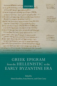 Greek Epigram from the Hellenistic to the Early Byzantine Era (eBook, PDF)