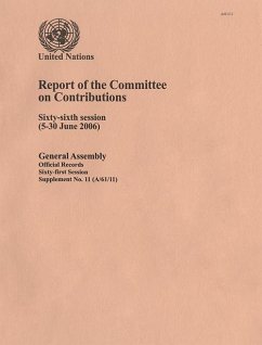 Report of the Committee on Contributions (eBook, PDF)