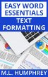 Text Formatting (Easy Word Essentials,... - Bild 1
