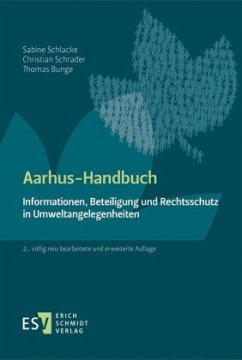 Aarhus-Handbuch - Schlacke, Sabine;Schrader, Christian;Bunge, Thomas