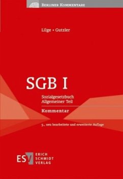 SGB I, Sozialgesetzbuch Allgemeiner Teil, Kommentar - Lilge, Werner;Gutzler, Stephan