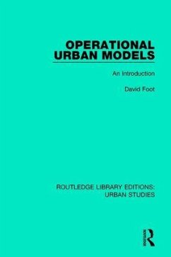 Operational Urban Models - Foot, David