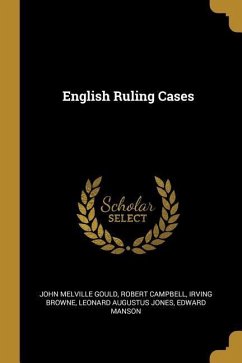 English Ruling Cases