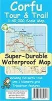 Corfu Tour & Trail Super-Durable Map - Brawn, David