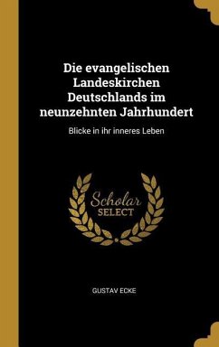 Die Evangelischen Landeskirchen Deutschlands Im Neunzehnten Jahrhundert: Blicke in Ihr Inneres Leben - Ecke, Gustav