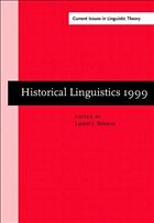 Historical Linguistics 1999 - Brinton, Laurel J. (ed.)