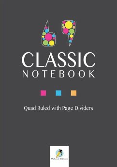 Classic Notebook Quad Ruled with Page Dividers - Journals and Notebooks