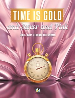 Time Is Gold and Silver and Pink - Journals and Notebooks