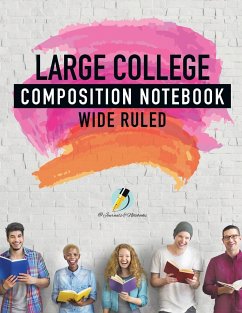 Large College Composition Notebook Wide Ruled - Journals and Notebooks
