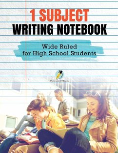 1 Subject Writing Notebook Wide Ruled for High School Students - Journals and Notebooks