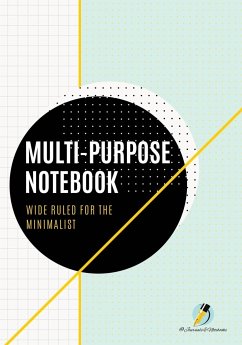 Multi-Purpose Notebook Wide Ruled for the Minimalist - Journals and Notebooks