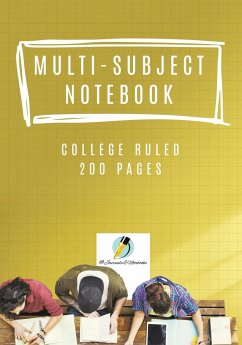 Multi-Subject Notebook College Ruled 200 Pages - Journals and Notebooks