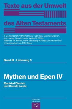 Mythen und Epen IV (eBook, PDF) - Dietrich, Manfried; Loretz, Oswald