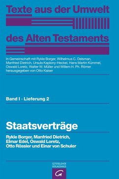 Staatsverträge (eBook, PDF) - Borger, Rykle; Dietrich, Manfried; Edel, Elmar; Loretz, Oswald; Rössler, Otto; Schuler, Einar von