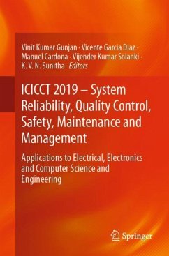 ICICCT 2019 ¿ System Reliability, Quality Control, Safety, Maintenance and Management