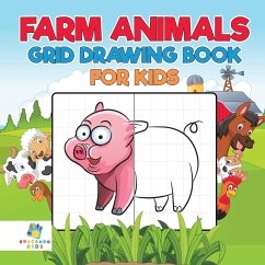 Farm Animals Grid Drawing Book for Kids - Educando Kids