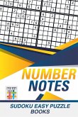 Number Notes   Sudoku Easy Puzzle Books