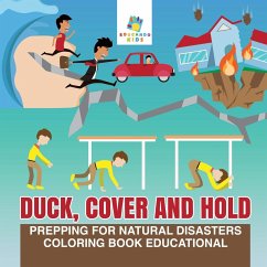 Duck, Cover and Hold   Prepping for Natural Disasters   Coloring Book Educational - Educando Kids