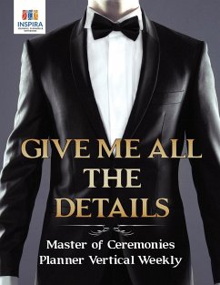 Give Me All the Details   Master of Ceremonies Planner Vertical Weekly - Inspira Journals, Planners & Notebooks