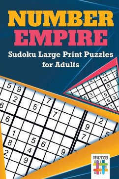 Number Empire   Sudoku Large Print Puzzles for Adults - Senor Sudoku