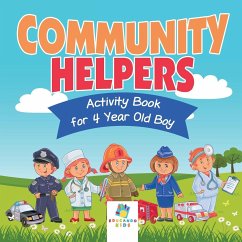 Community Helpers Activity Book for 4 Year Old Boy - Educando Kids