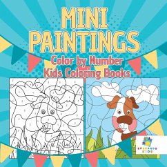 Mini Paintings Color by Number Kids Coloring Books - Educando Kids