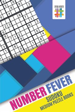 Number Fever   Sudoku Medium Puzzle Books - Senor Sudoku