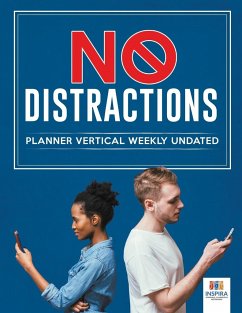 No Distractions   Planner Vertical Weekly Undated - Inspira Journals, Planners & Notebooks