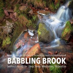 Babbling Brook (without music) for Deep Sleep, Meditation, Relaxation: Relax, De-stress Or Fall Asleep To The Soothing Sound Of A Babbling Brook (MP3-Download) - Deeken, Yella A.