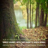 Forest Sounds with Soft Rains & Gentle Winds (without music) for Deep Sleep, Meditation, Relaxation (MP3-Download)