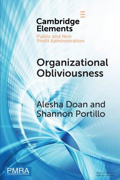 Organizational Obliviousness - Doan, Alesha (University of Kansas); Portillo, Shannon (University of Kansas)