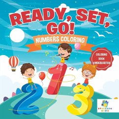 Ready, Set, Go! Numbers Coloring   Coloring Book Kindergarten - Educando Kids