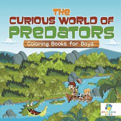 The Curious World of Predators   Coloring Books for Boys - Educando Kids