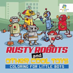 Rusty Robots and Other Cool Toys   Coloring for Little Boys - Educando Kids