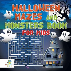 Halloween Mazes and Monsters Book for Kids - Educando Kids