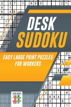 Desk Sudoku   Easy Large Print Puzzles for Workers - Senor Sudoku
