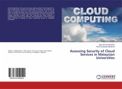 Assessing Security of Cloud Services in Malaysian Universities