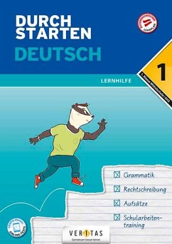 Durchstarten 1. Klasse - Deutsch AHS - Lernhilfe - Durchstarten - Deutsch - Mittelschule/AHS - 1. Klasse