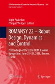 ROMANSY 22 ¿ Robot Design, Dynamics and Control