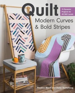 Quilt Modern Curves & Bold Stripes - Black, Heather; Aschehoug, Daisy