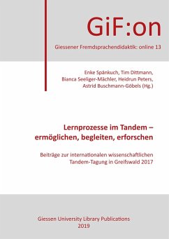 Lernprozesse im Tandem ¿ ermöglichen, begleiten, erforschen - Spänkuch, Enke