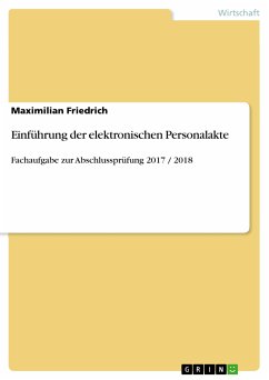 Einführung der elektronischen Personalakte (eBook, PDF)