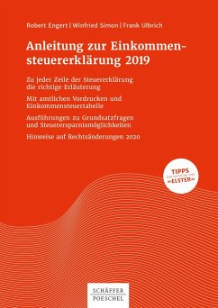 Anleitung zur Einkommensteuererklärung 2019 (eBook, PDF) - Engert, Robert; Simon, Winfried; Ulbrich, Frank