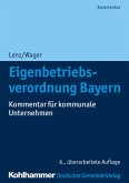 Eigenbetriebsverordnung Bayern (eBook, ePUB)