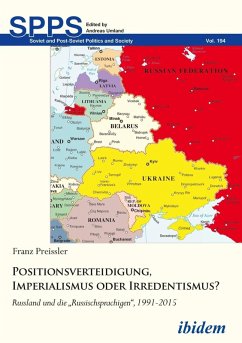 Positionsverteidigung, Imperialismus oder Irredentismus? (eBook, ePUB) - Preissler, Franz